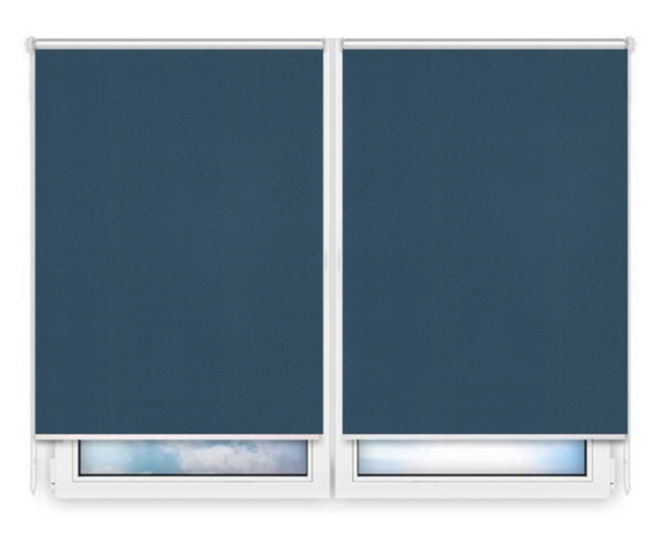Рулонные шторы Мини Мадагаскар-синий цена. Купить в «Мастерская Жалюзи»